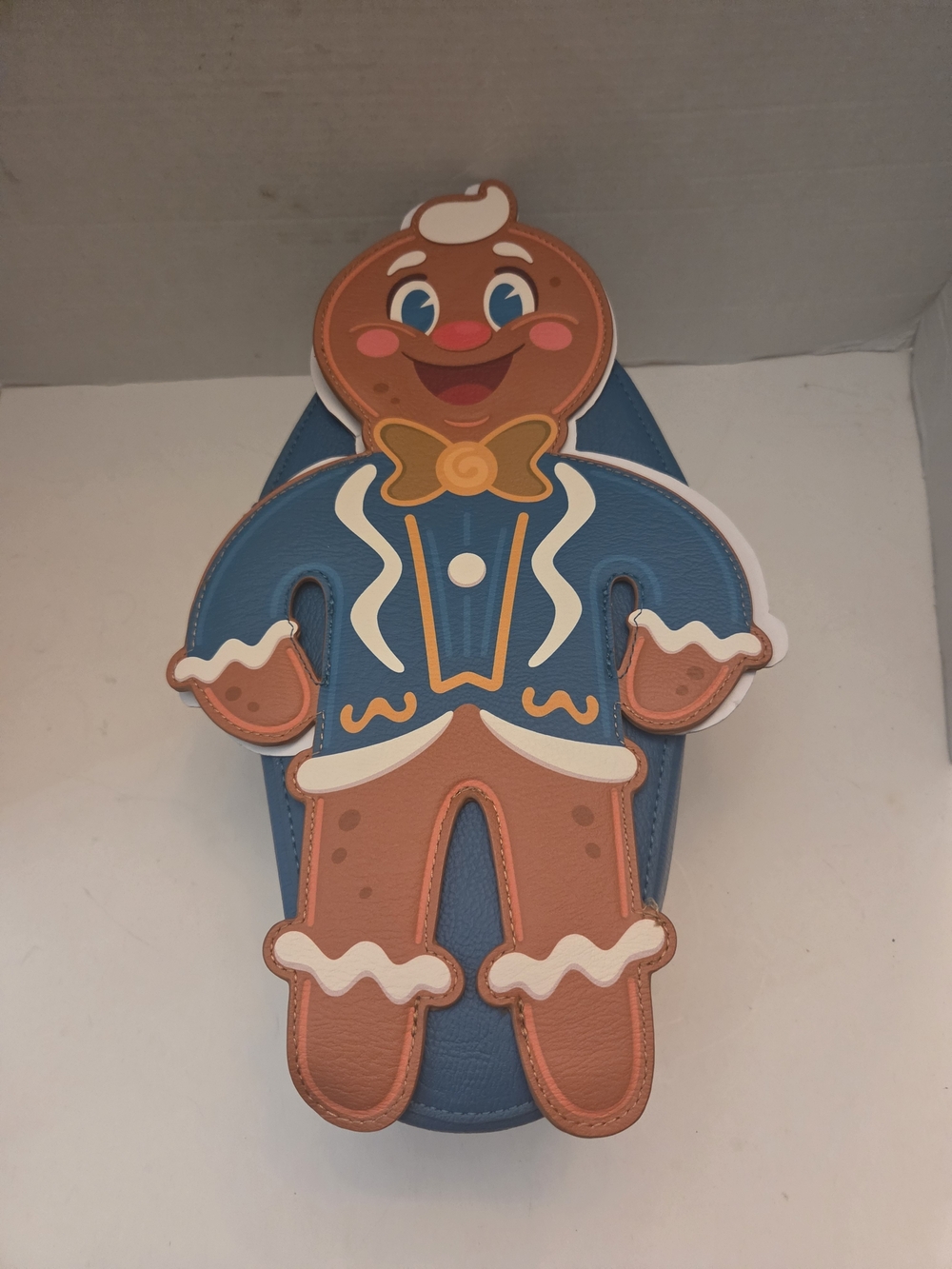 Loungefly Blue Gingerbread Man Crossbody Bag